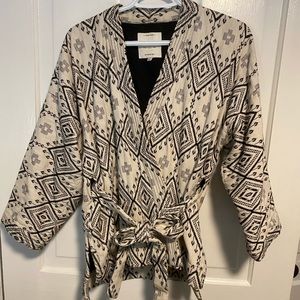 Madewell belted cardigan jacket M